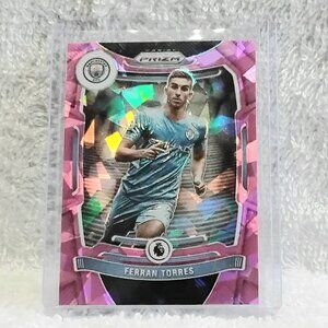 5/$20 Mint 2021/22 Panini Prizm Ferran Torres Pink Prizm Soccer Card 14!!